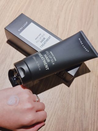 나인레스 매지나인 필 업 실크 트리트먼트 200ml 6.76 fl. 온스 유형에 남겨 — 5점을 준 리뷰어가 2022년 1월 올린 사용 사진