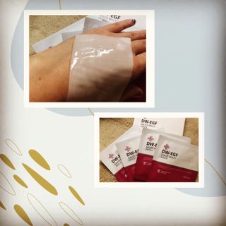 이지듀 DW-EGF 멀티 페이셜 시트 마스크 - 0.53 FL OZ 4EA — 5점을 준 리뷰어가 2021년 8월 올린 사용 사진