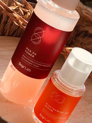 SNP LAB PHA  5 토너 150ml + 나이아신아마이드 10 세럼 32ml 세트 — 5점을 준 리뷰어가 2021년 9월 올린 사용 사진
