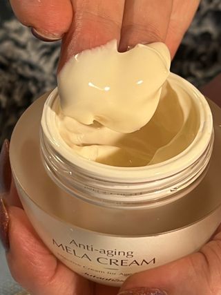 Jutanhak 안티에이징 멜라 크림 50ml / 1.69oz 잡티 &amp; 다크 스팟 케어 하이드레이팅 크림 — 4점을 준 리뷰어가 2023년 6월 올린 사용 사진