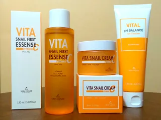 Vita Snail Trio Set [First Essence, Cream, Gel Cleanser] — 4점을 준 리뷰어가 2021년 9월 올린 사용 사진