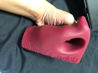 ArtARM GRIP ARMWRESTLING 실제 손 훈련 도구 — 4점을 준 리뷰어가 2021년 12월 올린 사용 사진