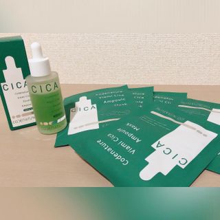 코드네이처 비아미 시카 더블 앰플 과 마스크[5장] — 4점을 준 리뷰어가 2021년 7월 올린 사용 사진