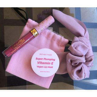 마더메이드 [어머니 만든] 슈퍼 플럼 핑 Vit E 비건 립 마스크 _E — 5점을 준 리뷰어가 2021년 2월 올린 사용 사진