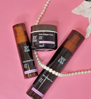 Pink Collagen Line [Toner, Serum, Cream] — 3.5점을 준 리뷰어가 2021년 9월 올린 사용 사진