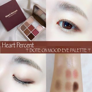 하트퍼센트 Heart Percent Dote on Mood Eye Palette CHERRY-LIKE FACETS — 5점을 준 리뷰어가 2021년 11월 올린 사용 사진