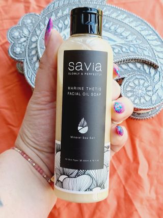 오바코 SAVIA MARINE THETIS FACIAL OIL SOAP — 4점을 준 리뷰어가 2022년 1월 올린 사용 사진