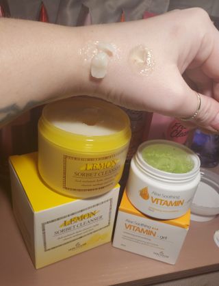 [THE SKIN HOUSE] Lemon Sorbet Cleanser, Aloe Soothing Vitamin Gel — 5점을 준 리뷰어가 2021년 12월 올린 사용 사진