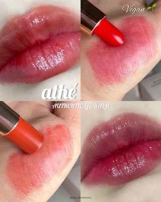 ATHE AUTHENTIC AIRY LIP BALM / 비건립밤 / 어센틱립밤 / 에어리립밤 (수정 요청) — 5점을 준 리뷰어가 2022년 7월 올린 사용 사진