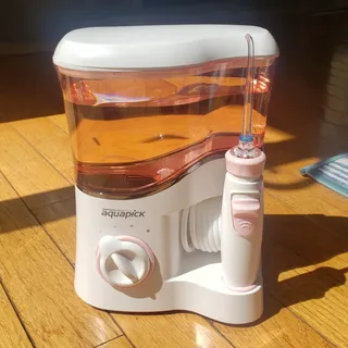 Aquapick AQ-350 물 Flosser 전기 치과 수조 치아 용 전문 구강 세정기 — 4점을 준 리뷰어가 2022년 4월 올린 사용 사진