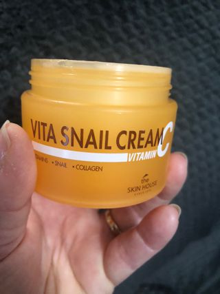 [THE SKIN HOUSE] Vita Snail Cream — 5점을 준 리뷰어가 2022년 2월 올린 사용 사진