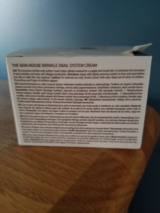 [THE SKIN HOUSE] Wrinkle Snail System Cream 100ml — 5점을 준 리뷰어가 2022년 1월 올린 사용 사진