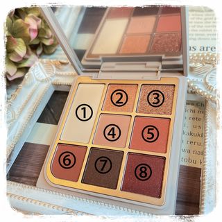 하트퍼센트 Heart Percent Dote on Mood Eye Palette VERMILION FACET — 4점을 준 리뷰어가 2021년 11월 올린 사용 사진