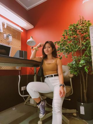 [캔마트]Perfect Pants40verSummer 면 MA05137 Ivory / Black A 쇼트 타입 / B 롱 타입 — 5점을 준 리뷰어가 2021년 8월 올린 사용 사진
