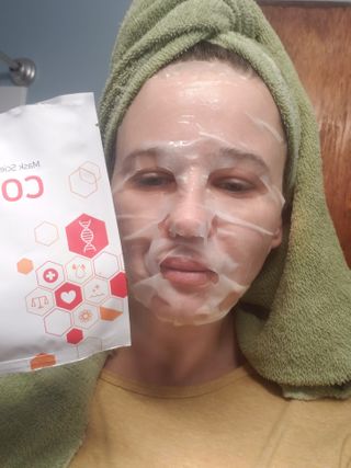 트리티스 [Treatis] Facial Sheet Mask — 5점을 준 리뷰어가 2021년 2월 올린 사용 사진