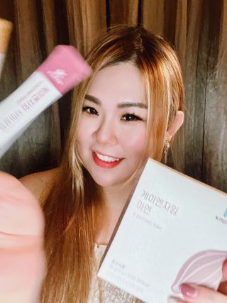 [쿠누트라] K・ENZYME 아연 카카오/3gx30 파우더 스틱 — 4점을 준 리뷰어가 2023년 2월 올린 사용 사진