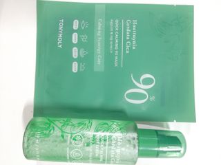 토니모리 어성초시카 퀵 카밍 미스트 세럼 & 어성초시카 퀵 카밍 90 마스크 — 5점을 준 리뷰어가 2022년 8월 올린 사용 사진