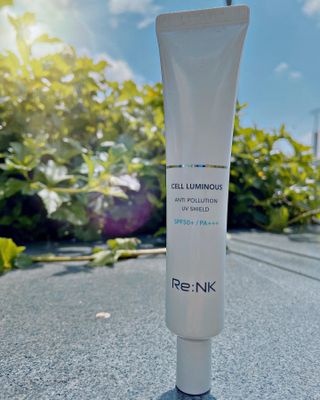 Re:NK 리엔케이 셀루미너스 안티폴루션 UV 크림 — 5점을 준 리뷰어가 2022년 1월 올린 사용 사진