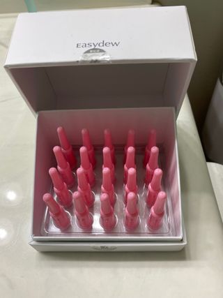 이지듀 리더마 마스터 앰플 1ml x 20 바이알 — 4점을 준 리뷰어가 2021년 8월 올린 사용 사진