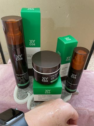 Cica Green Line [Toner, Serum, Cream] — 5점을 준 리뷰어가 2021년 8월 올린 사용 사진