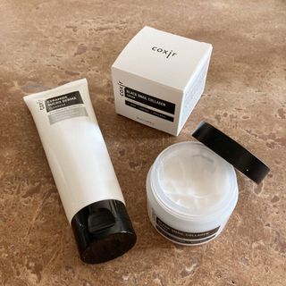 COXIR 블랙 스네일 콜라겐 크림 50ml &amp; 세라마이드 마이크로 더마 클렌저 120ml — 5점을 준 리뷰어가 2021년 8월 올린 사용 사진
