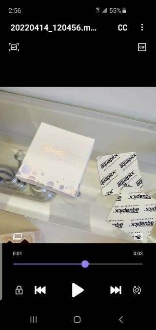 Aquapick AQ-350 물 Flosser 전기 치과 수조 치아 용 전문 구강 세정기 — 1점을 준 리뷰어가 2022년 4월 올린 사용 사진