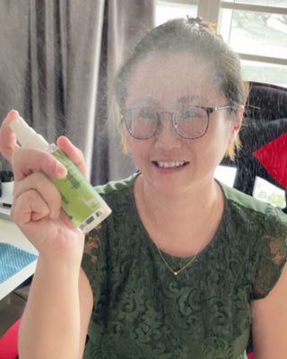[제주공화국] 패브릭 퍼퓸 미스트 시더우드, 오렌지 블라썸, 카멜리아, 바이올렛 70ml /2.36oz. — 4점을 준 리뷰어가 2022년 1월 올린 사용 사진