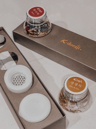 K-doraji PSI TEA Infuser Water Bottle, Easy Tea Making with Cute Tea Infuser, cold brew tea — 5점을 준 리뷰어가 2021년 7월 올린 사용 사진