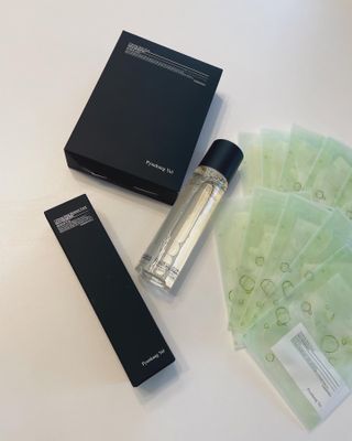 Pyunkang Yul 편강 율 진정 수분 강화 토너 150ml & 진정 마스크팩 10ea — 5점을 준 리뷰어가 2021년 10월 올린 사용 사진