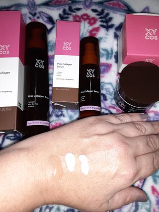 Pink Collagen Line [Toner, Serum, Cream] — 5점을 준 리뷰어가 2021년 10월 올린 사용 사진