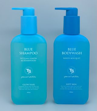 TS 블루에디션(샴푸200ml+바디워시200ml SET) — 5점을 준 리뷰어가 2023년 6월 올린 사용 사진