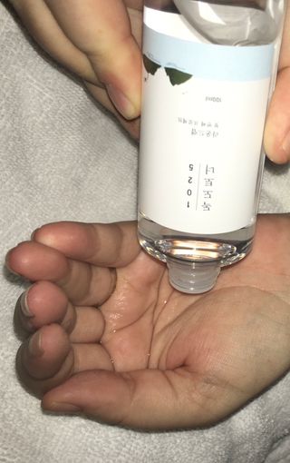 라운드 랩 1025 독도 토너 100ml — 5점을 준 리뷰어가 2021년 2월 올린 사용 사진