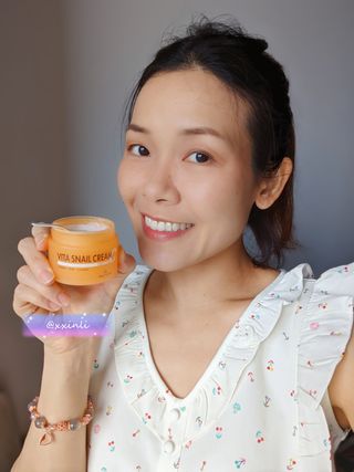 [THE SKIN HOUSE] Vita Snail Cream — 4.5점을 준 리뷰어가 2022년 11월 올린 사용 사진