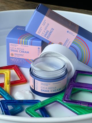 네오젠 더마로지 시카 리페어 스네일 에센스 100ml+ 크림 50g 세트 — 5점을 준 리뷰어가 2022년 8월 올린 사용 사진