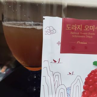 [K-doraji] Omija Berry Drink–80ml pouches of Bellflower Root Concentrate with Omija Berry — 5점을 준 리뷰어가 2021년 7월 올린 사용 사진