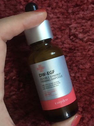 이지듀 Easydew DW-EGF 더블 시너지 퍼밍 앰플 30ml 1.01fl oz — 4점을 준 리뷰어가 2021년 9월 올린 사용 사진