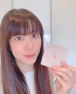하트퍼센트 Heart Percent Dote on Mood Eye Palette CHERRY-LIKE FACETS — 5점을 준 리뷰어가 2021년 11월 올린 사용 사진