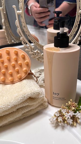 107 SCAP PURIFYING Microbiome Shampoo 500ml 16.9 fl oz — 5점을 준 리뷰어가 2023년 9월 올린 사용 사진