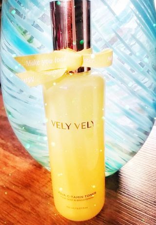 VELY VELY Yuja C-Tamin Toner — 5점을 준 리뷰어가 2021년 4월 올린 사용 사진