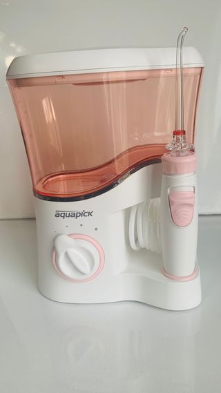 Aquapick AQ-350 물 Flosser 전기 치과 수조 치아 용 전문 구강 세정기 — 4점을 준 리뷰어가 2022년 4월 올린 사용 사진