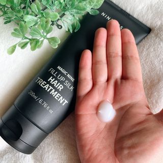 나인레스 매지나인 필 업 실크 트리트먼트 200ml 6.76 fl. 온스 유형에 남겨 — 3점을 준 리뷰어가 2022년 4월 올린 사용 사진
