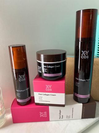 Pink Collagen Line [Toner, Serum, Cream] — 3.5점을 준 리뷰어가 2021년 10월 올린 사용 사진