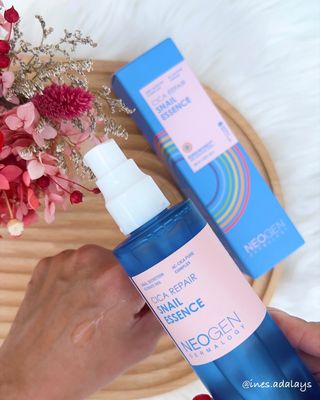 네오젠 더마로지 시카 리페어 스네일 에센스 100ml+ 크림 50g 세트 — 5점을 준 리뷰어가 2022년 8월 올린 사용 사진