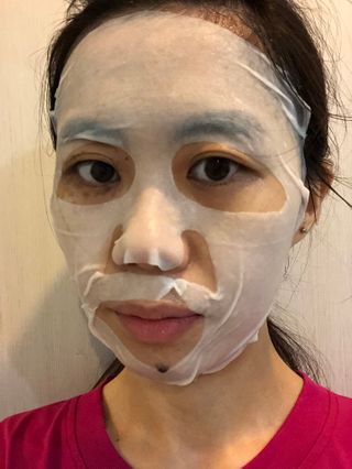 트리티스 [Treatis] Facial Sheet Mask — 5점을 준 리뷰어가 2020년 12월 올린 사용 사진