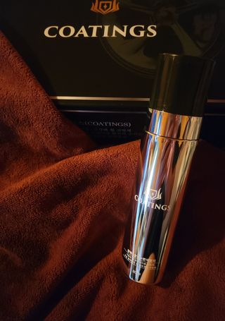[COATINGS] 자동차 휠케어 전용 클리너, 한번만 바르면 6개월 유지효과 — 5점을 준 리뷰어가 2021년 12월 올린 사용 사진