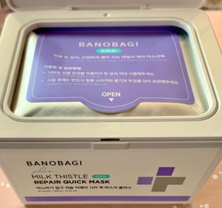 바노바기 코스메틱 바노바기 밀크씨슬 리페어 시카 폼 클렌저 플러스 120ml + 퀵 마스크 플러스 30매 — 5점을 준 리뷰어가 2023년 8월 올린 사용 사진