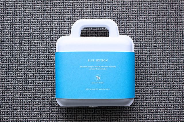TS 블루 에디션 (블루 샴푸 200ml + 블루 바디 워시 200ml) 리뷰 사진
