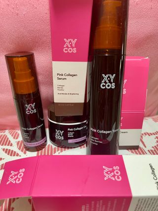 Pink Collagen Line [Toner, Serum, Cream] — 5점을 준 리뷰어가 2021년 10월 올린 사용 사진