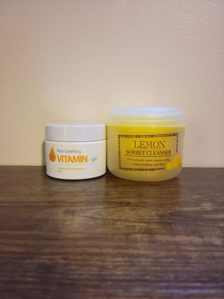 [THE SKIN HOUSE] Lemon Sorbet Cleanser, Aloe Soothing Vitamin Gel — 5점을 준 리뷰어가 2021년 12월 올린 사용 사진