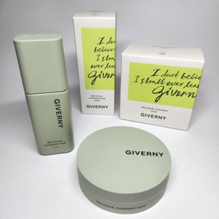 지베르니 밀착 커버 파운데이션 30ml + 밀착 커버 쿠션 본 제품 — 4점을 준 리뷰어가 2023년 9월 올린 사용 사진
